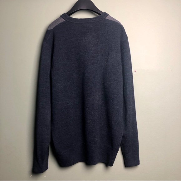 Dockers Argyle Gray and Blue Men’s Sweater - Picture 2 of 4